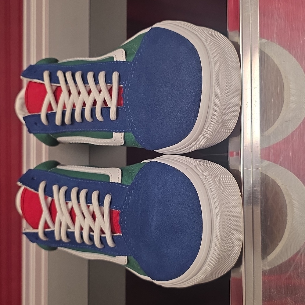 Vans Old Skool – Men’s Size 9 – Rare Multi-Color Suede/Canvas - Picture 2 of 8
